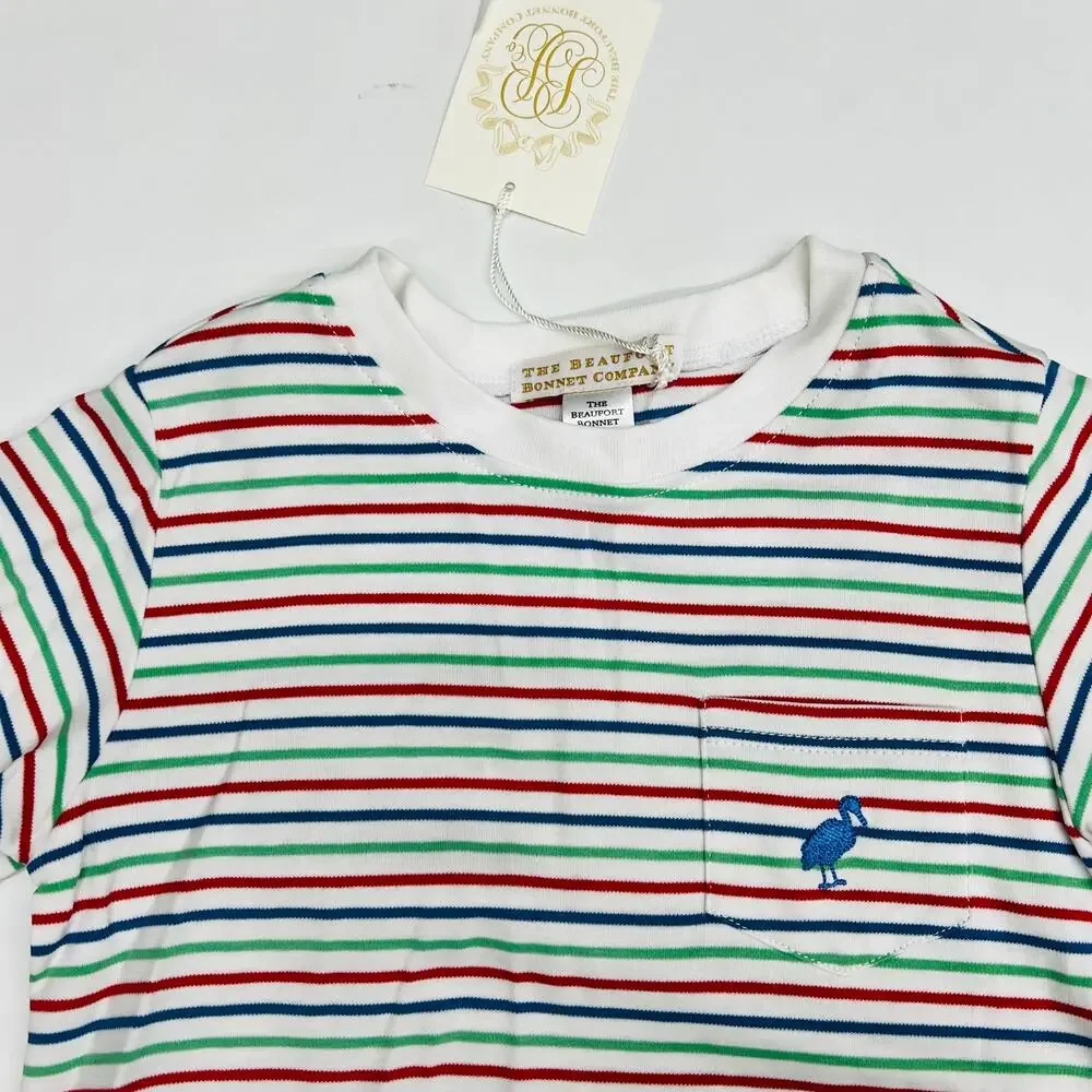 NWT TBBC 12-18M Carter Crewneck in Simsbury Stripe